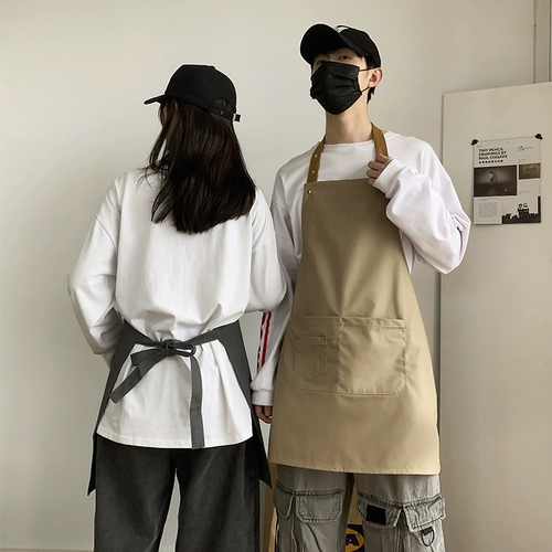 Японский кофейный фартук для маникюра для ресниц подходит для мужчин и женщин для работы, делается под заказ