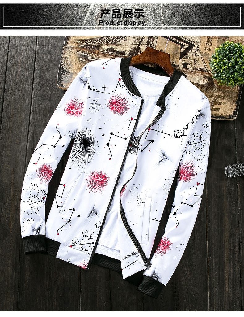 Áo len mùa hè màu đen đồng phục bóng chày nam phiên bản Hàn Quốc của thanh niên tự canh thường áo khoác thủy triều nam mùa xuân và mùa thu - Áo khoác mẫu áo khoác nam đẹp 2019