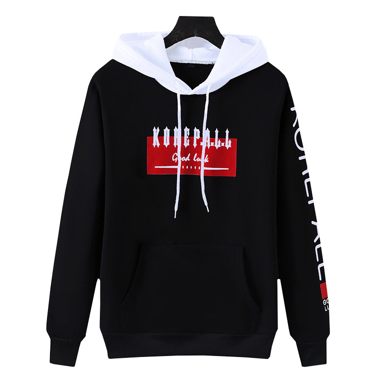 Spring pullover casual top men Korean slim teens hooded spring and autumn baseball clothes Tide men's casual jacket