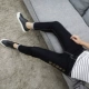 Mùa hè đen kéo dài chín điểm quần jeans nam phiên bản Hàn Quốc của quần tu luyện 9 điểm chân quần thủy triều nam mỏng phần quần nam - Quần jean áo nam đẹp