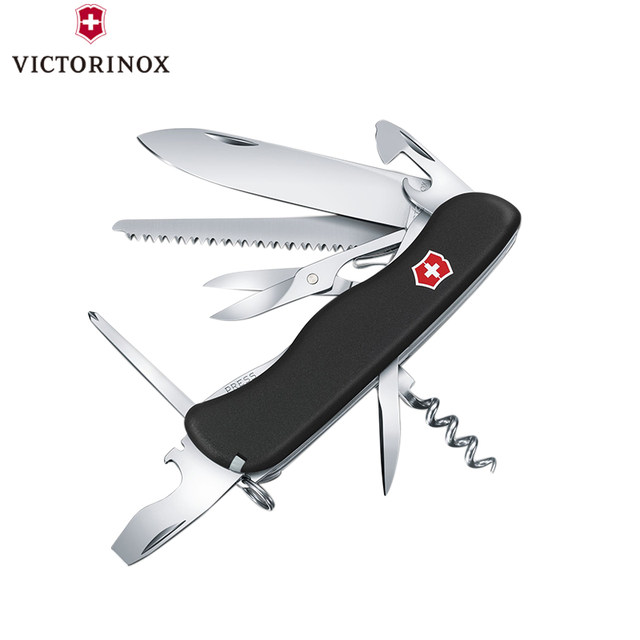 ດັ້ງເດີມ Victorinox Swiss Army Knife 111MM new version front drive 0.8513.3 multi-function folding Swiss Army Knife