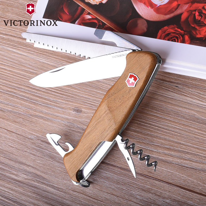 Original Vickers Swiss Army Knife 130mm New Knight - Log 55 Sergeant Knife Outdoor Multi-Power Folding Swiss Knife Knife