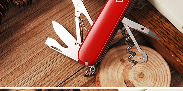 Bản gốc chính hãng Vickers Swiss Army Knife 91mm (màu đen) 1.3703 công cụ gấp đa chức năng của Thụy Sĩ dao đa năng đi phượt