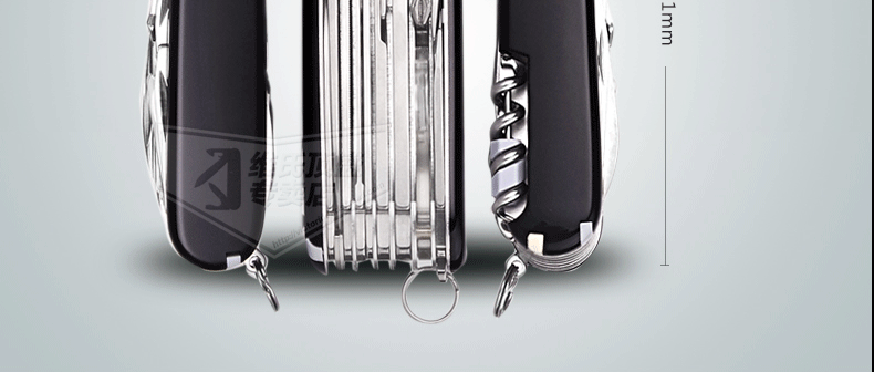 Victorinox Swiss Army Knife 91MM Swiss Knife 1.6795.3 công cụ gấp đa chức năng ngoài trời Bản gốc xác thực dụng cụ đa năng Victorinox