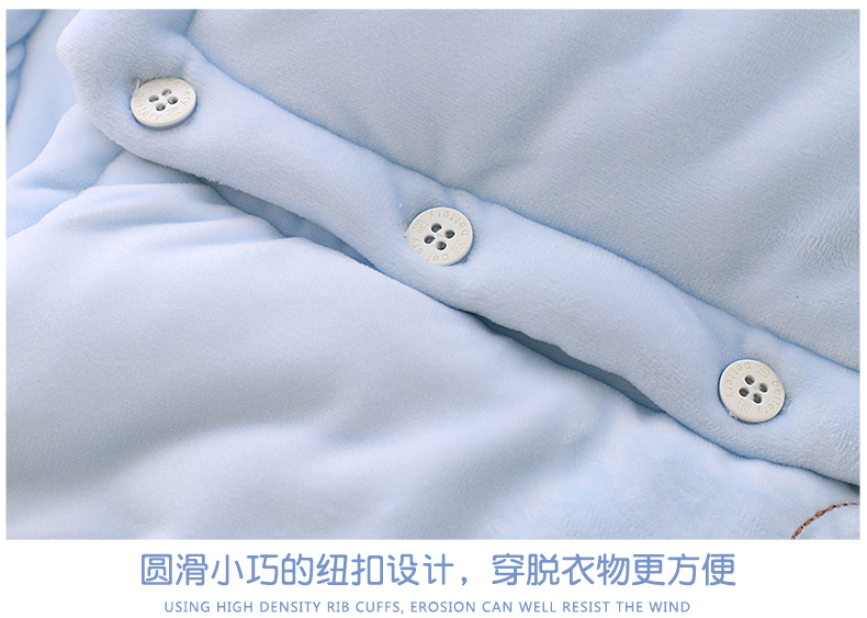 Áo vest bé gái mùa đông dày ấm áp quần áo bé trai áo vest bé gái mùa xuân và mùa thu mùa đông sơ sinh cotton áo khoác áo gió trẻ em