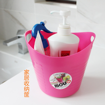 Japanese home plastic basket dirty clothes storage basket bathroom bathroom clothes laundry basket dirty clothes basket dirty clothes basket