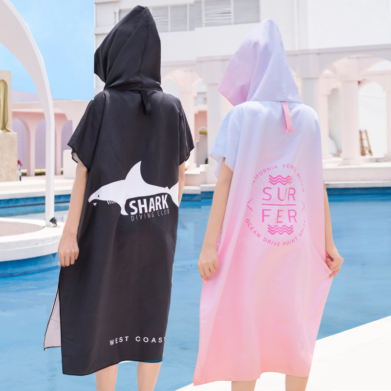 Swimming Towel, Bathrobe, Quick-Drying Poncho, Absorbent Bath Towel, Quick-Drying Towel, Absorbent Towel for Adults and Children, Seaside Beach Towel Swimming Towel, Bathrobe, Quick-Drying Poncho, Absorbent Bath Towel, Quick-Drying Towel, Absorbent Towel for Adults and Children, Seaside Beach Towel