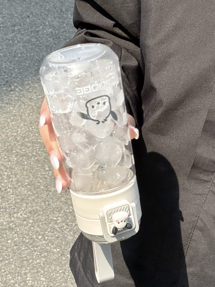 高颜值tritan吸管塑料杯子女生夏季学生耐高温便携双饮运动随手杯