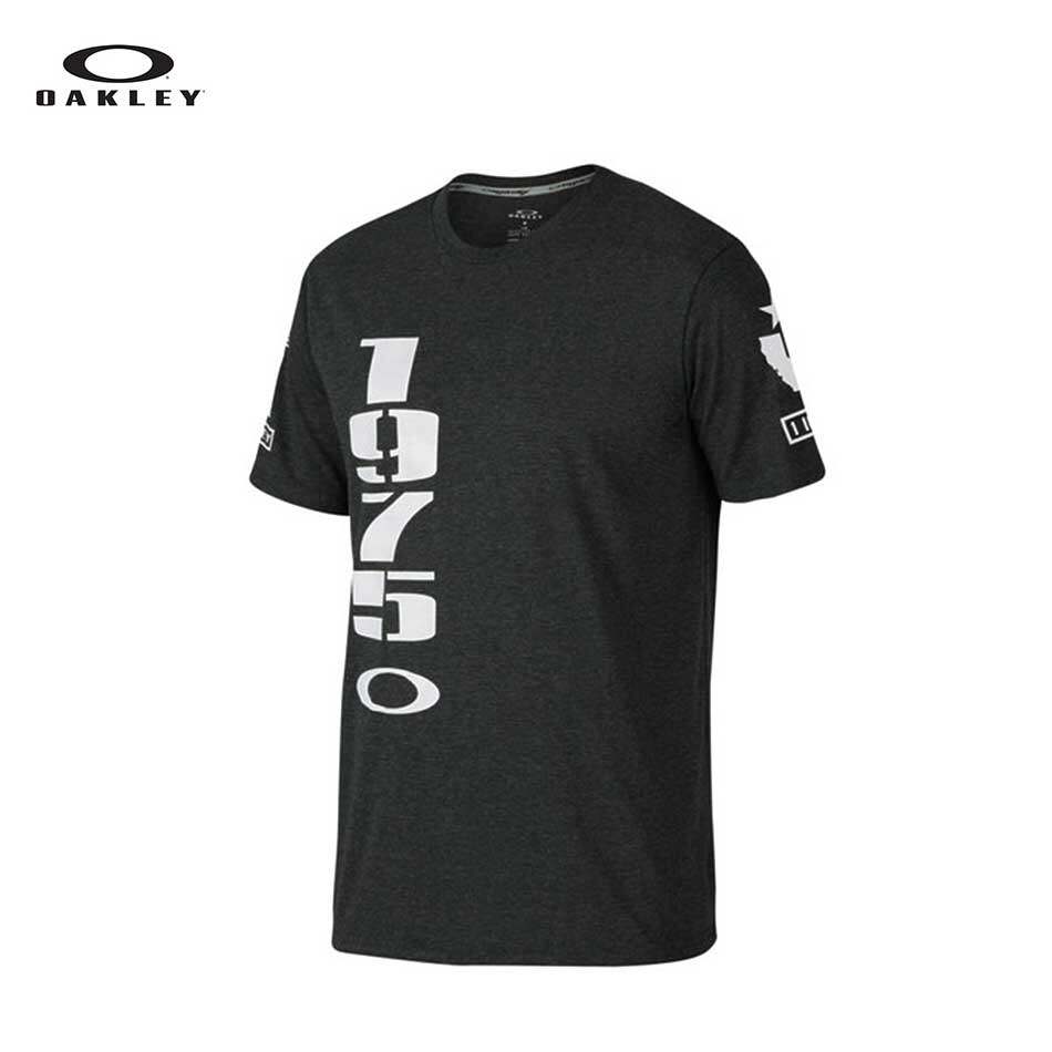American Oakley Oakley short-sleeved T-shirt elastic comfortable sweat-absorbing breathable 15% cotton 85% polyester fiber