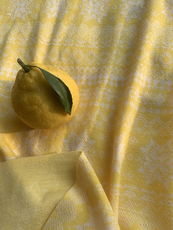 Merino Wool Knitted Yarn-Dyed Jacquard Fabric Throw Blanket Clothing Fabric
