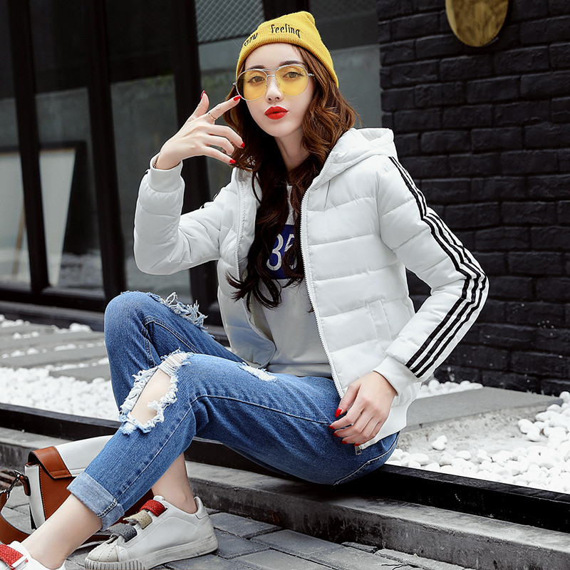 Mùa đông quần áo bông len nữ 2019 mùa thu / mùa đông mới xuống bông quần áo áo khoác nữ Hàn Quốc phiên bản của cơ thể ngắn bông thể thao sinh viên