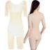 Phần mỏng thoáng khí tay áo ngắn không có dấu vết bụng eo trở lại bụng corset cơ thể định hình đồ lót Xiêm corset cơ thể quần áo bộ đồ thể thao Một mảnh