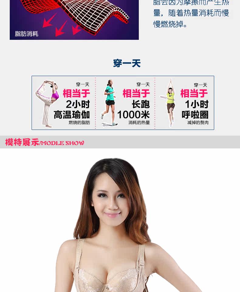 Sous-vêtement minceur Trois breasted 7947 en nylon - Ref 689957 Image 25