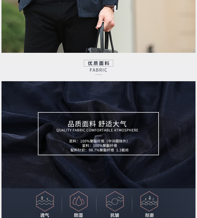 Blouson homme GIAMATTI     manches longues en Polyester - Ref 3118443 Image 10