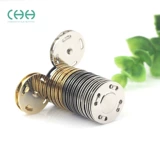 Круглая одежда металлическая скрытая пряжка