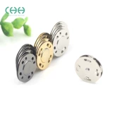 Круглая одежда металлическая скрытая пряжка