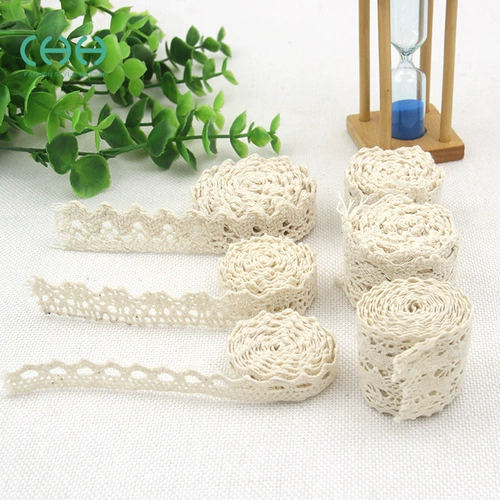 Хлопковая плетеная бежевая ткань, кружевное платье