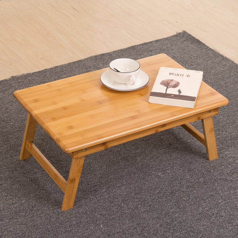 Solid Wood tatami table low table Japanese tea table Kang table tea room elm table Zen tea table low table floor table