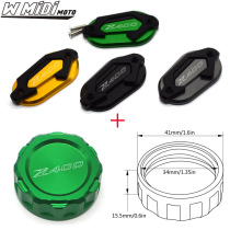 Suitable for Kawasaki Z400 18-20 years modified CNC pure aluminum alloy rear oil Cup cap rear oil pot cap oil decoration