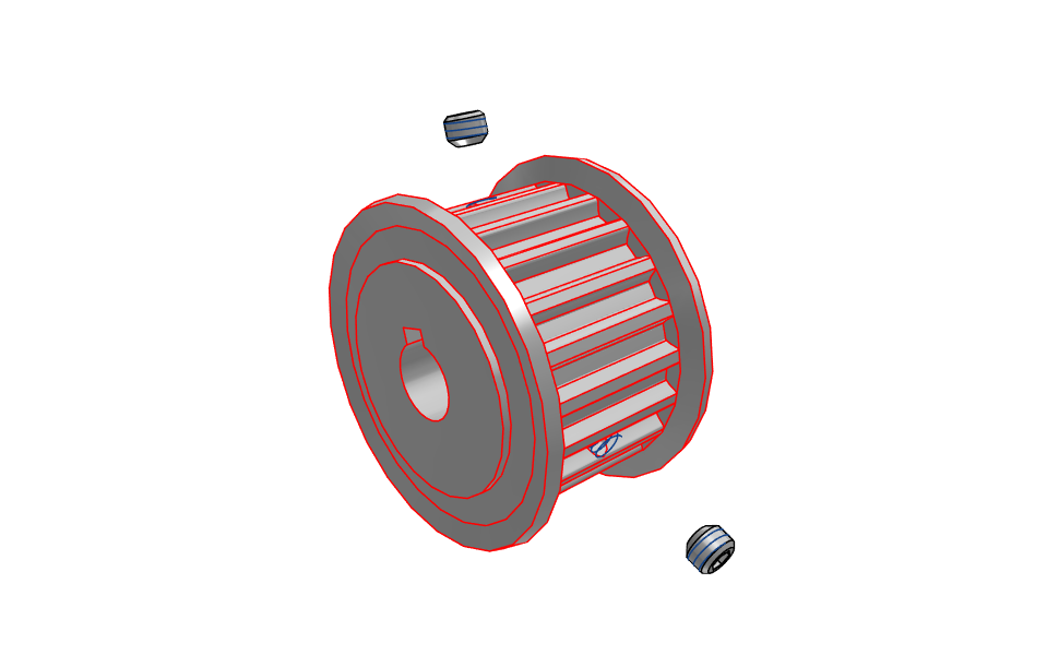 Spot synchronous wheel 5M 20 teeth S5M finishing H7 tolerance factory direct sales quality assurance