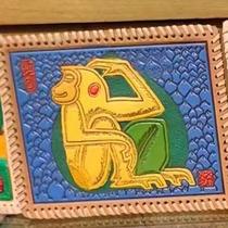 Mongolian handicrafts gifts 10 exquisite small leather paintings zodiac signs 5