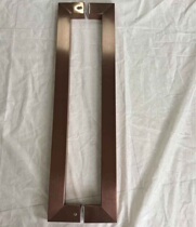 Stainless steel door handle modern simple glass door handle storefront large handle wooden door handle stock