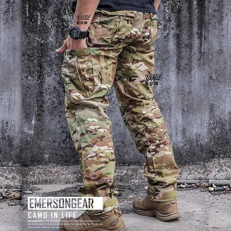 Emerson Blue Label Ergonomic Tactical Pants Men's Multi-Pocket Mc Color Pants Outdoor Workwear Pants Cp Commuting Long Pants Emerson Blue Label Ergonomic Tactical Pants Men's Multi-Pocket Mc Color Pants Outdoor Workwear Pants Cp Commuting Long Pants