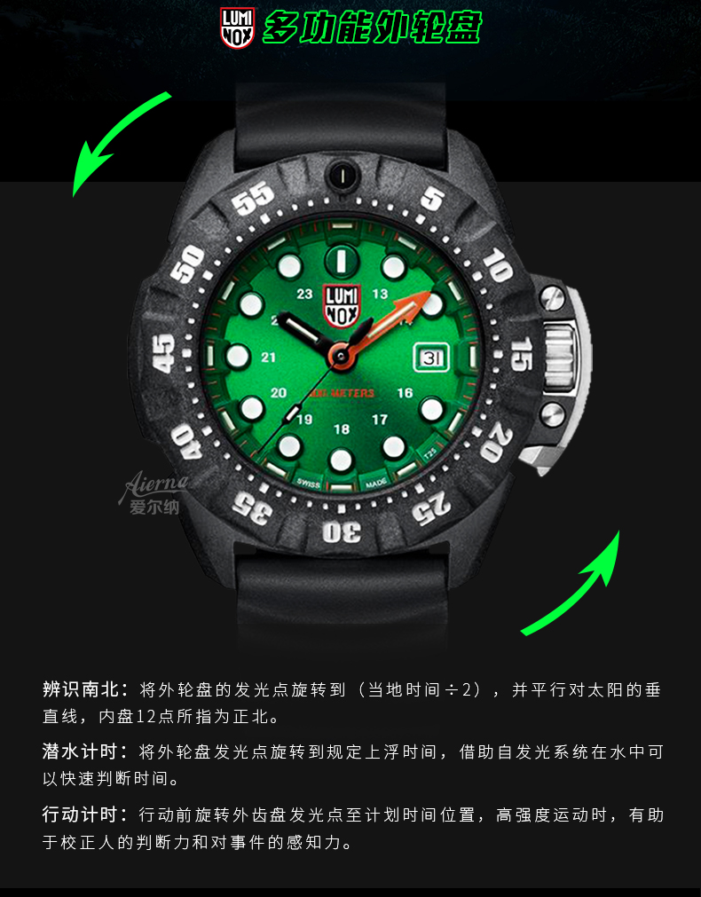 Luminox đồng hồ quân đội nam Commando đồng hồ thể thao ngoài trời dạ quang 1551 1555 Swiss Remyro 1567 - Giao tiếp / Điều hướng / Đồng hồ ngoài trời giá đồng hồ rolex nữ