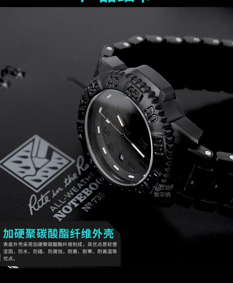 Đồng hồ Thụy Sĩ luminox Leimino 3052.bo không thấm nước lặn ngoài trời leo núi đồng hồ đa chức năng - Giao tiếp / Điều hướng / Đồng hồ ngoài trời đồng hồ guess