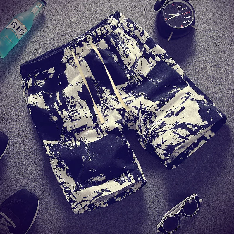Beach trousers, brand shorts, oversize