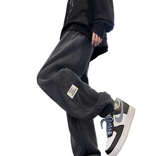 Trendy loose corduroy versatile casual trousers