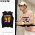 Summer MỚI PASS lỏng-vai cặp vợ chồng nam và nữ vest mặc thể thao bình thường không tay T-shirt t-shirt tee 