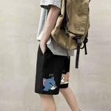 Tide, летние трендовые шорты, шелковые тонкие пляжные штаны для отдыха, свободный прямой крой