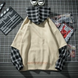 Осенняя толстовка, лонгслив с капюшоном для отдыха для влюбленных, куртка, в корейском стиле