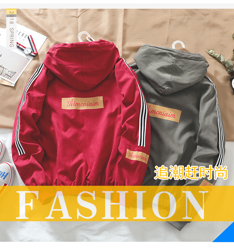 2018 mùa thu mới áo khoác nam bomber thanh niên đẹp trai tự tu luyện áo đồng phục bóng chày áo len cỡ lớn áo khoác nam