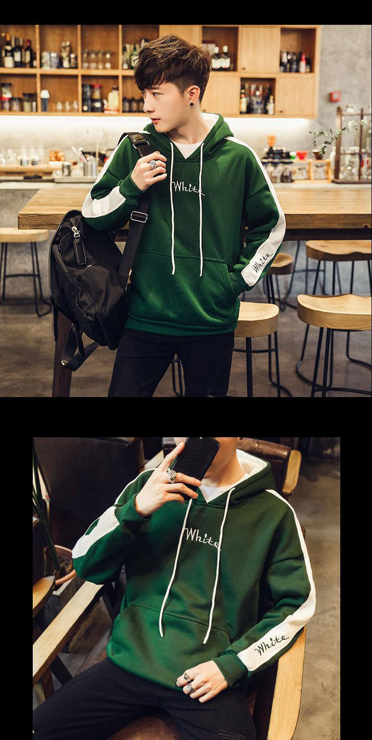 Mùa xuân và mùa thu nam Áo len Hàn Quốc Casual cỡ lớn Áo thun dài tay Áo sơ mi mỏng Tide nam giới mặc bóng chày áo da bomber nam
