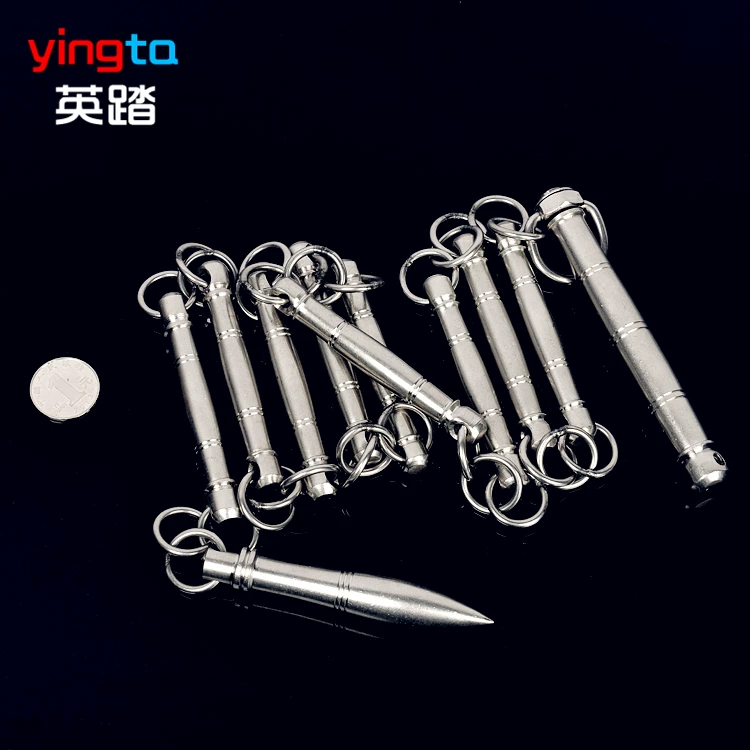 英踏 404 Pure Stainless Steel Round Nine Kuchu Martial Arts Fitness Performance Combat Soft Weapon Flip 9 Plords