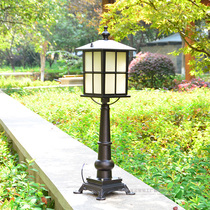 Outdoor antique landscape lighting retro grass floor lamp villa garden lamp Dew table lamp stand lamp