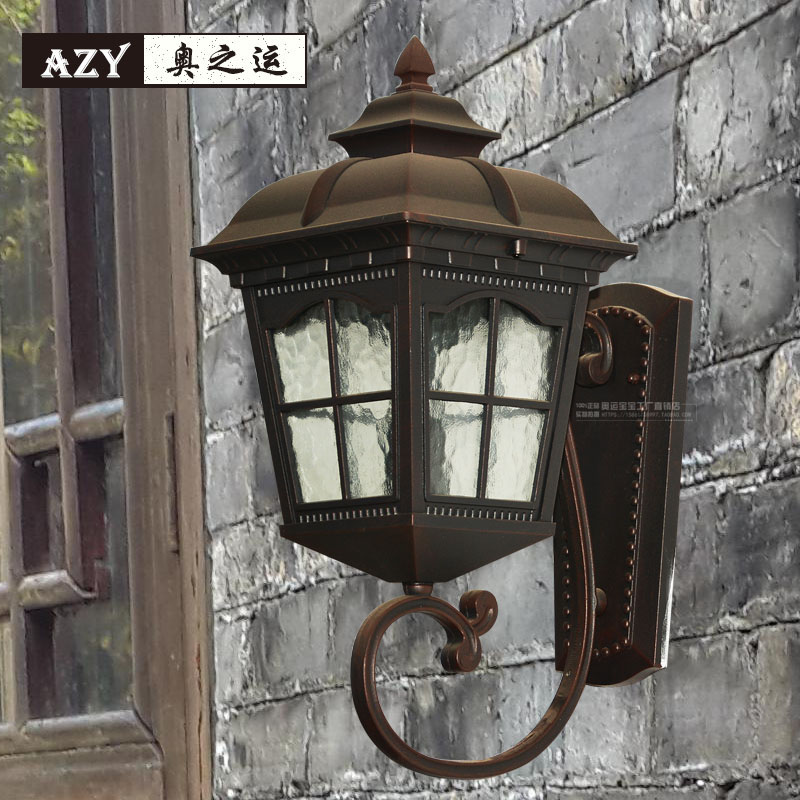 European and American pastoral outdoor wall lights waterproof wall lights courtyard wall patio lights corridor lights villa gate lights landscape lights