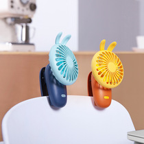 USB handheld small cartoon electric fan bedside can be clamped super quiet desk dormitory portable mini fan