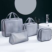 EVA Clips Mesh Material Makeup Wash Containing Bag Large Capacity Waterproof Multi-Spec Containing Bag Business Trip Cashier Bag