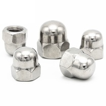 304 stainless steel cap nut fine tooth cap cap nut integrated nut DIN1587 M3-M20