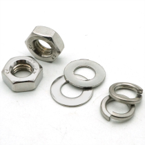 201 stainless steel nut hexagon nut flat gasket spring pad M3M4M5M6M8M10M12M14M16M18M20