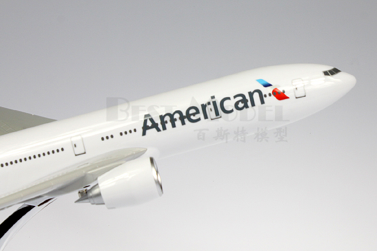 47 cm American Airlines Boeing 777 Máy Bay Mô Hình American Airlines Mô Phỏng Tĩnh Mô Hình Máy Bay Chở Hàng Không Trang Trí Món Quà máy múc trẻ em