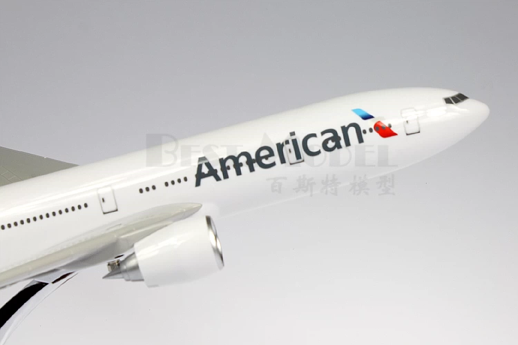 47 cm American Airlines Boeing 777 Máy Bay Mô Hình American Airlines Mô Phỏng Tĩnh Mô Hình Máy Bay Chở Hàng Không Trang Trí Món Quà