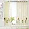 Modern simple curtains Finished bedroom shading Nordic curtain cloth Living room pastoral thickening shading custom occlusion curtain