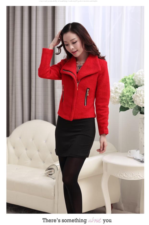 Hương thơm nhỏ mới áo len dày nữ mùa xuân và mùa thu ngắn Phần eo thon hoang dã Phiên bản Hàn Quốc của mùa đông thủy triều vest nữ công sở