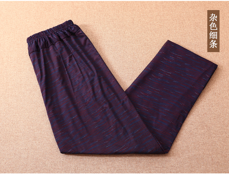 Quần áo người lớn bán thành phẩm cotton quần cotton cotton nam và nữ dệt kim tay quần vỏ cộng với phân bón để tăng bộ quần áo thể thao nam