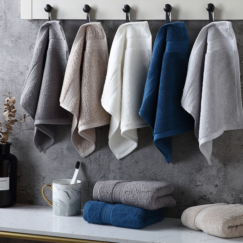 3 hotels small square towels full cotton towel men and women special pure cotton wash face water suction Home rubbing hand towels not easy to fall off