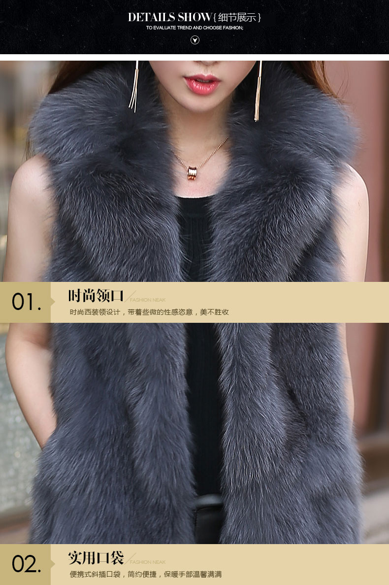 Manteau de fourrure femme - Ref 3173334 Image 22